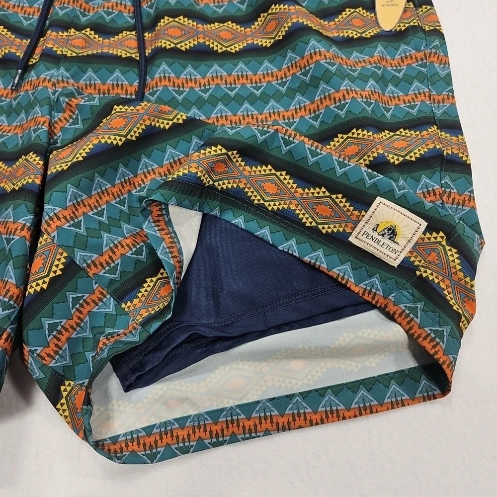 Pendleton Shoreside Hybrid Swim Trunks Mens XL Lined Stretch UPF 50+ 7